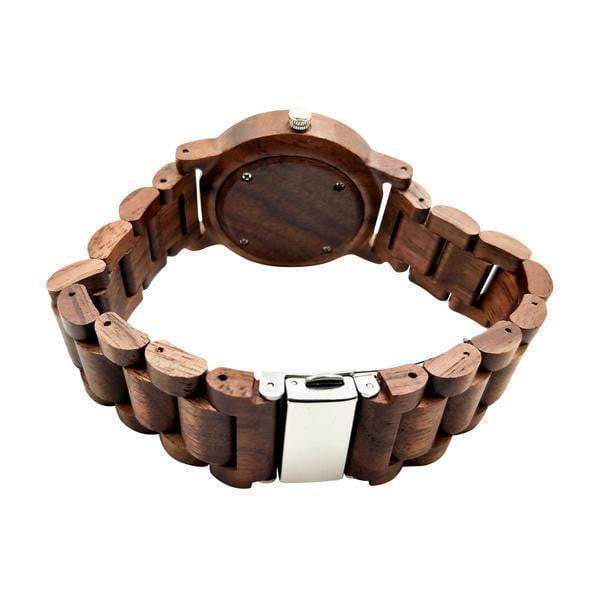 Groomsmen Set Of 7 Wooden Watches - Walnut Arce - Dusty Saw