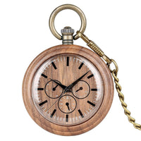 Groomsmen Set of 9 Wooden Pocket Watch | Perfecto - Dusty Saw