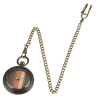 Wooden Pocket Watch | Valor - Dusty Saw