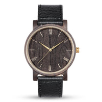 Wooden Watch Black | Arce - Dusty Saw