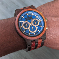 Wooden Watch Black | Digno - Dusty Saw