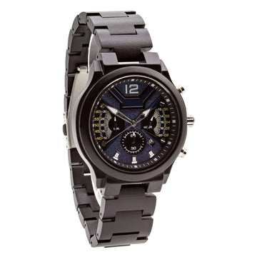 Wooden Watch Black | Excelente - Dusty Saw