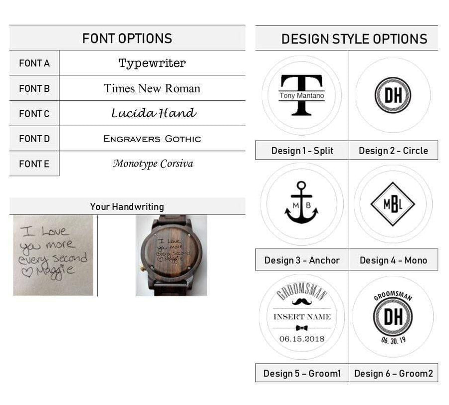 Wooden Watch Black | Excelente - Dusty Saw