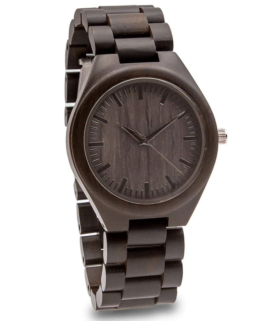 Wooden Watch Black | Grande - Dusty Saw