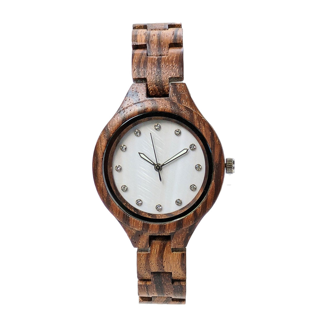 Wooden Watch | Glamor (white) - Dusty Saw