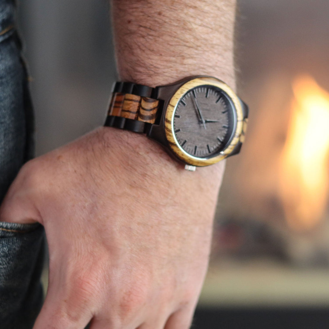 Men's Personalized Wooden Watch