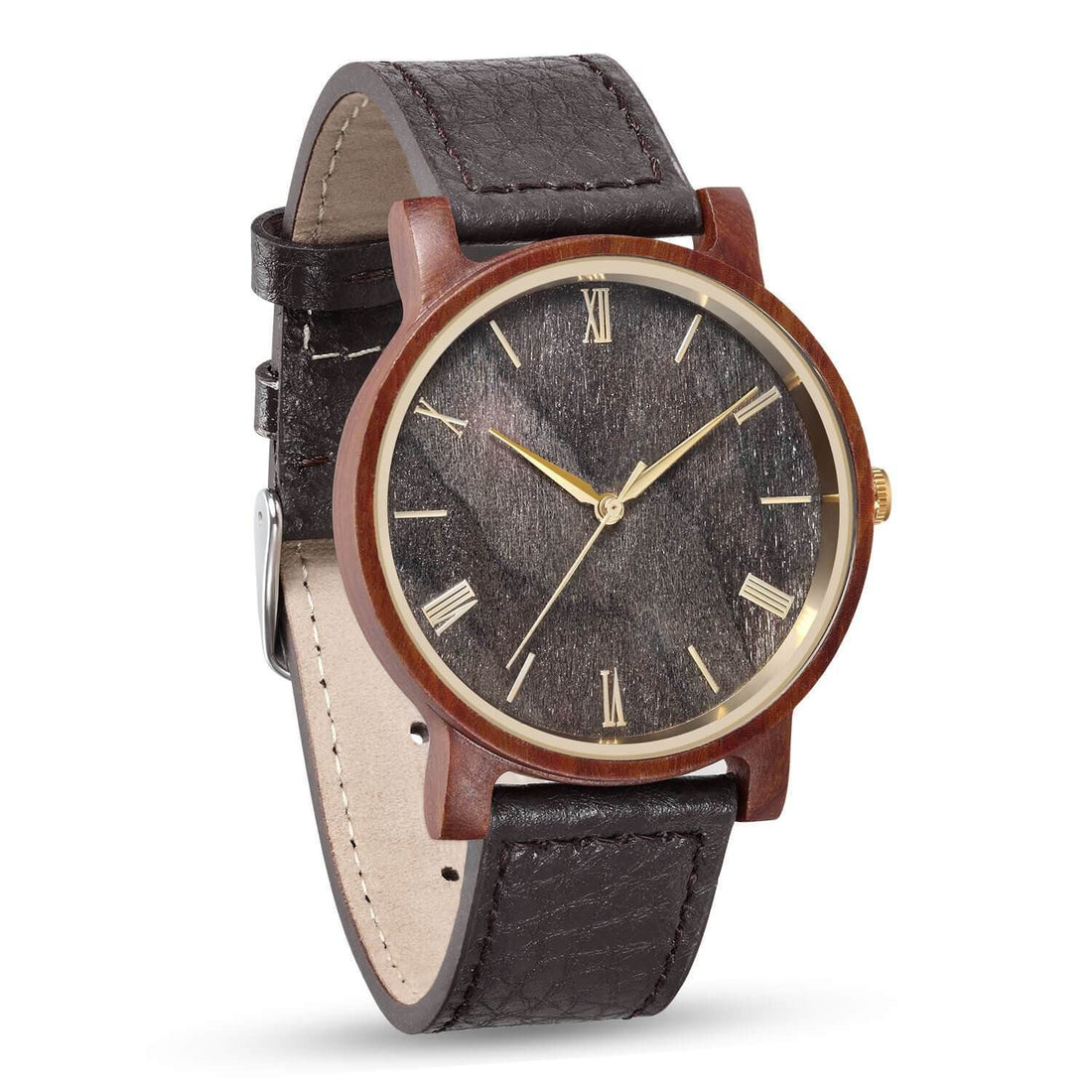 Wooden Watch Red | Arce - Dusty Saw