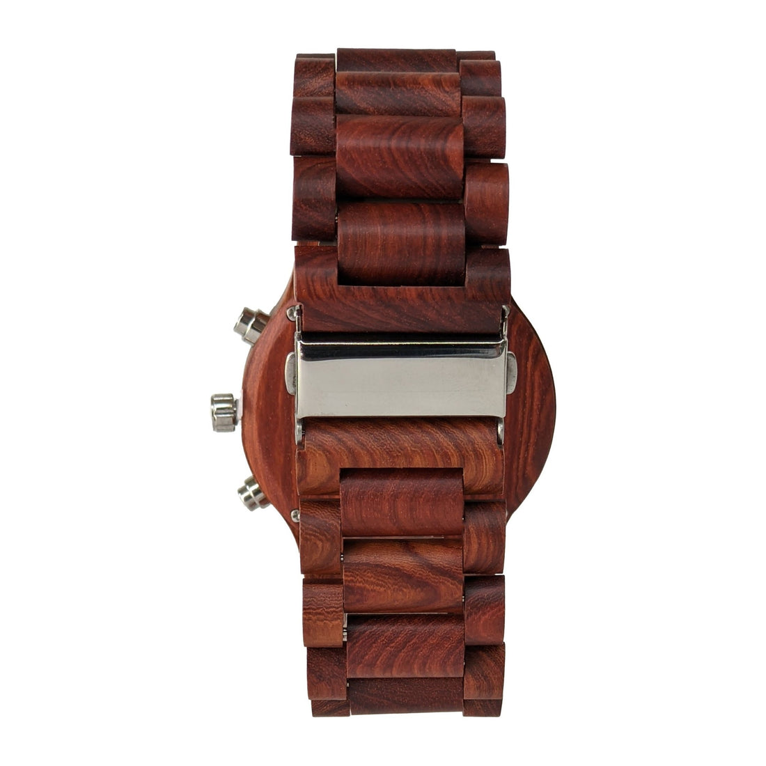 Wooden Watch Red | Audaz - Dusty Saw