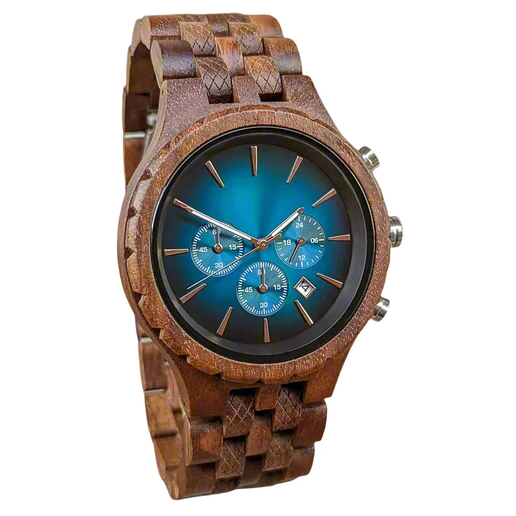 Wooden Watch Walnut | Valor - Dusty Saw