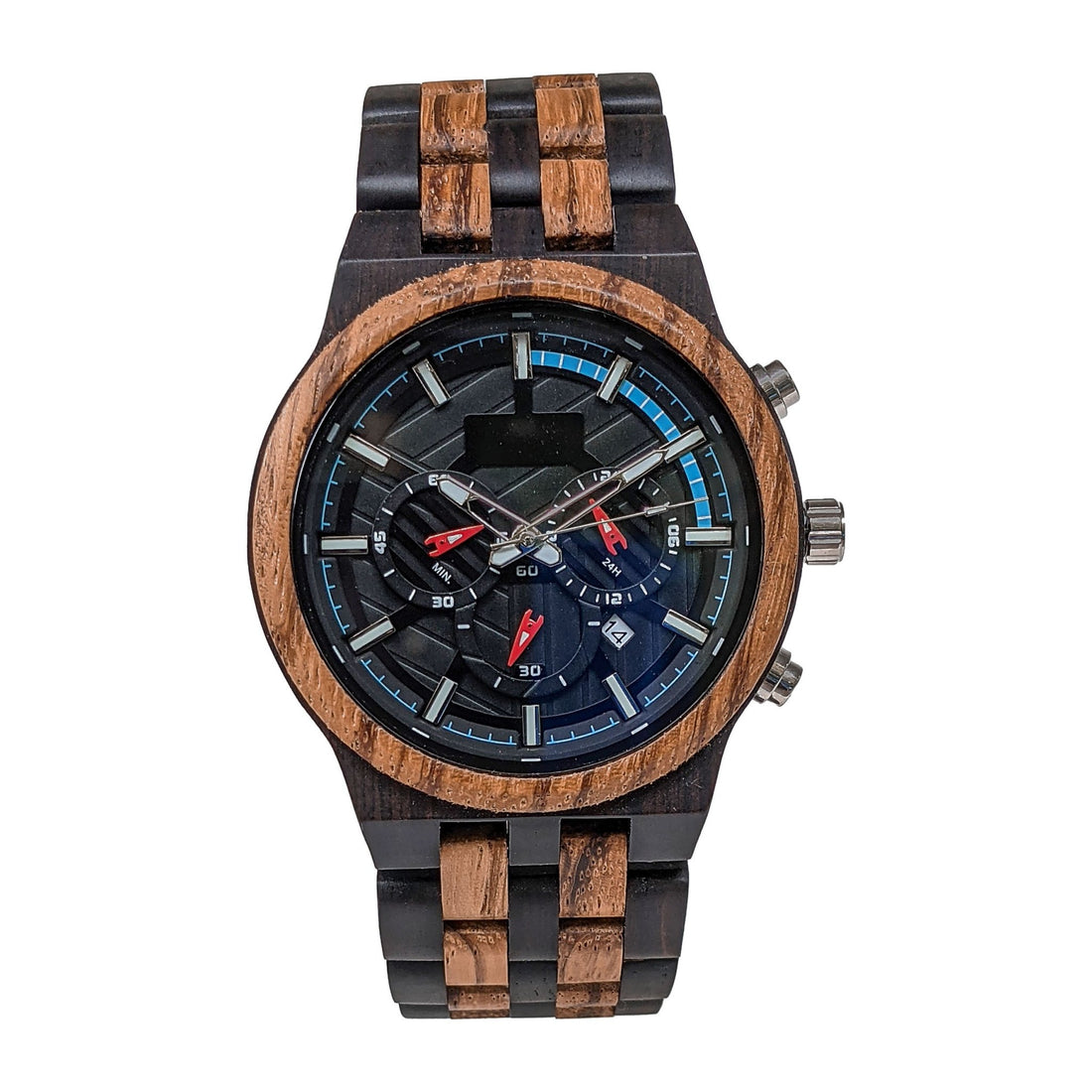 Wooden Watch Zebra Black | Digno - Dusty Saw