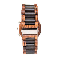 Wooden Watch Zebra Black | Positivo - Dusty Saw