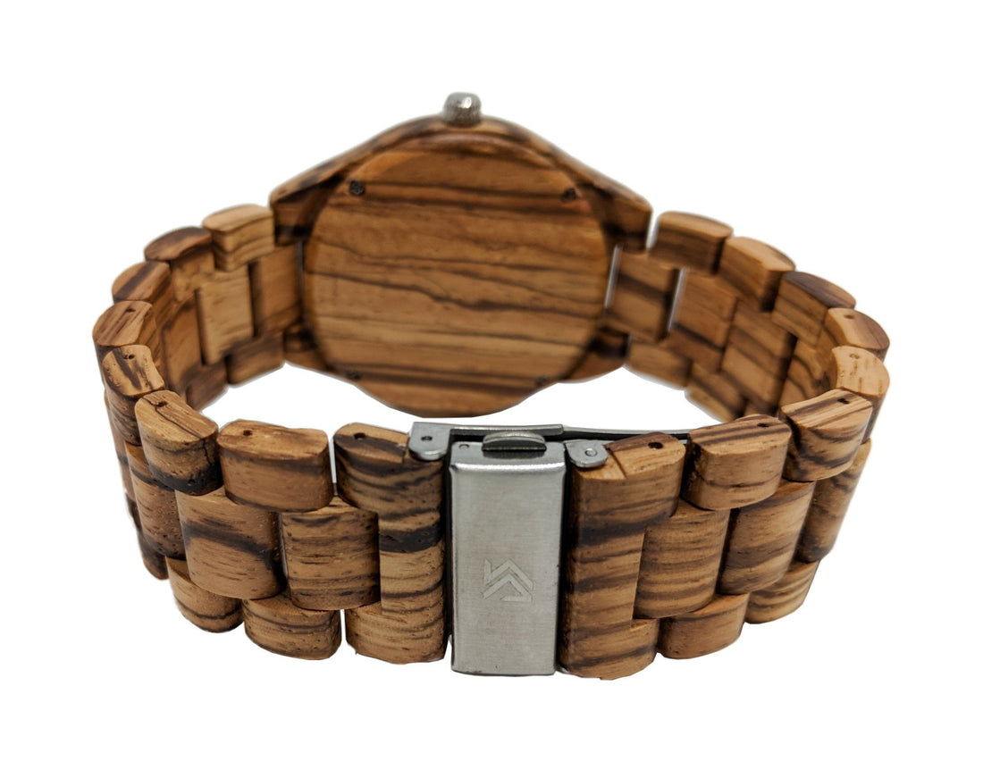 Wooden Watch Zebra | Fiel - Dusty Saw